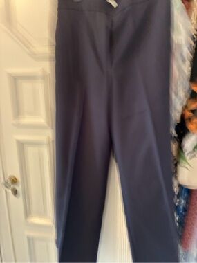 COS Navy Straight-Leg Trousers
